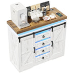 5-Drawer Accent Cabinet with LED Lighting and Motion Sensor
