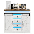 5-Drawer Accent Cabinet with LED Lighting and Motion Sensor
