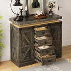 5-Drawer Accent Cabinet with LED Lighting and Motion Sensor