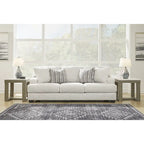 Signature Design by Ashley Brebryan White Sofa - 95W x 45D x 39H