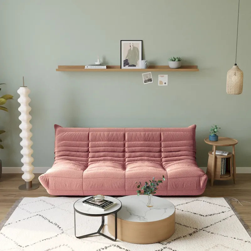 Gray Upholstered Storage Ottoman Bench Padded Seat Wooden Legs