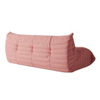 Gray Upholstered Storage Ottoman Bench Padded Seat Wooden Legs