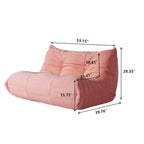 Gray Upholstered Storage Ottoman Bench Padded Seat Wooden Legs