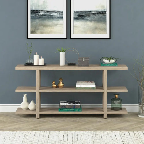 64palcový široký minimalistický moderní obdélníkový konzolový stolek do předsíně