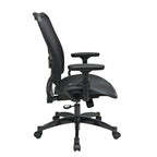 Professioneller Bürostuhl aus Netzstoff mit Akzenten in Gunmetal-Finish