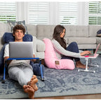 Tragbarer Laptop-Tisch mit zwei Polstern und Tablet-Fach