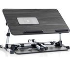 Tragbarer Laptop-Tisch mit zwei Polstern und Tablet-Fach