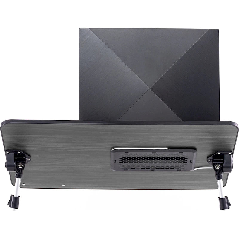 Tragbarer Laptop-Tisch mit zwei Polstern und Tablet-Fach