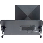 Tragbarer Laptop-Tisch mit zwei Polstern und Tablet-Fach