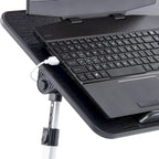 Tragbarer Laptop-Tisch mit zwei Polstern und Tablet-Fach