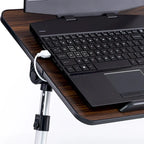 Tragbarer Laptop-Tisch mit zwei Polstern und Tablet-Fach