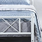 Metal Platform Bed Frame with Headboard and Under-Bed Storage