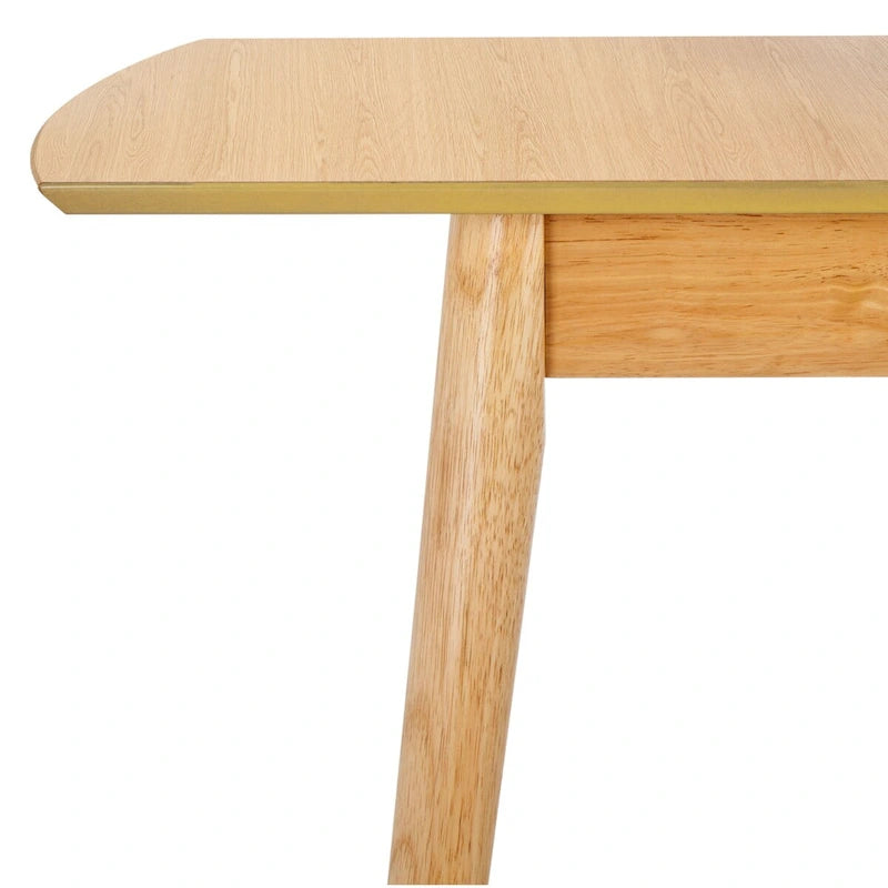 71 Inch Extendable Classic Contemporary Wood Dining Table
