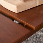 71 Inch Extendable Classic Contemporary Wood Dining Table