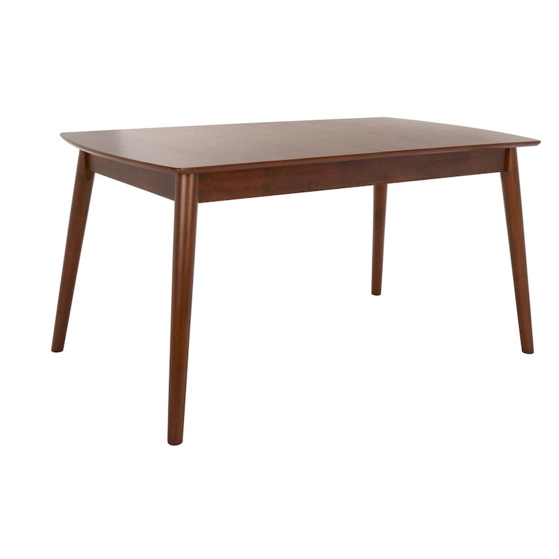 71 Inch Extendable Classic Contemporary Wood Dining Table