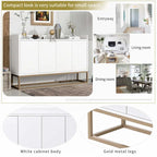 Modern Sideboard Elegant Buffet Cabinet with Large Storage